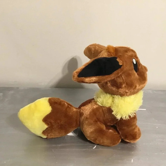 Build A Bear Pokémon Eevee Brown Plush Toy Mammalian Creature Normal Type Genera - Picture 2 of 10